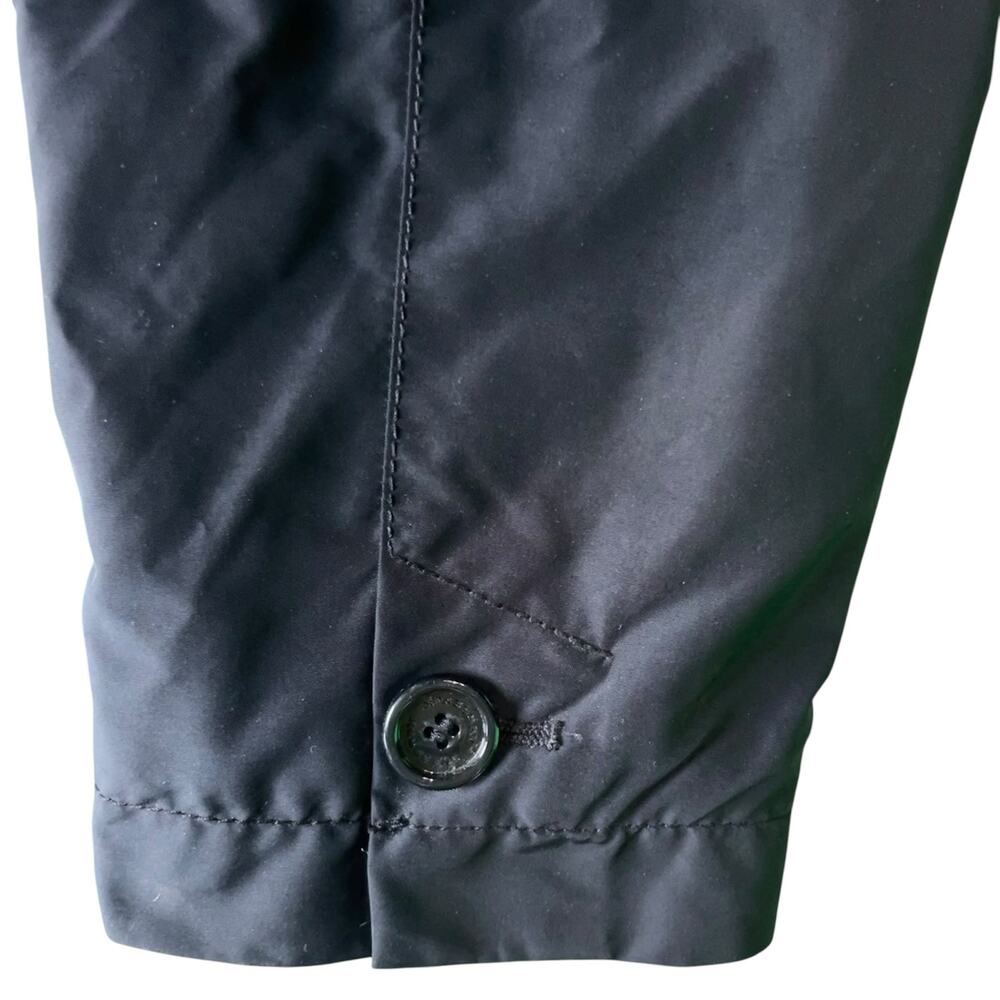 Burberry Men's Jacket Medium Black Zip Button Quilted Lining M Coat Quiet Luxury - Picture 11 of 16
